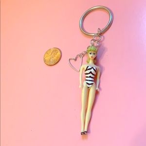“World’s Smallest Toys” Barbie keychain